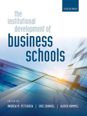 cover image of The Institutional Development of Business Schools